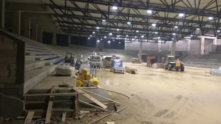 RADOVI NA SISAČKOJ DVORANI U PUNOM SU JEKU: Ovo će ubrzo biti najmodernija ledena dvorana u Hrvatskoj