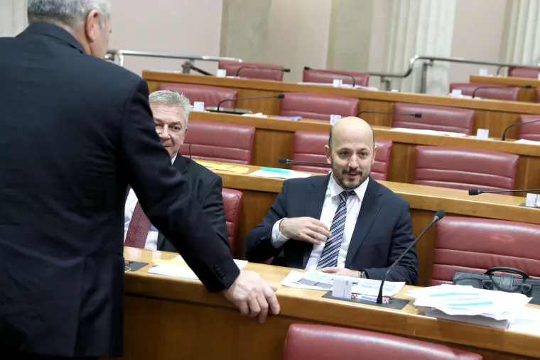 Hrelja i Marić u Saboru