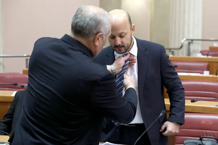 Hrelja i Marić u Saboru