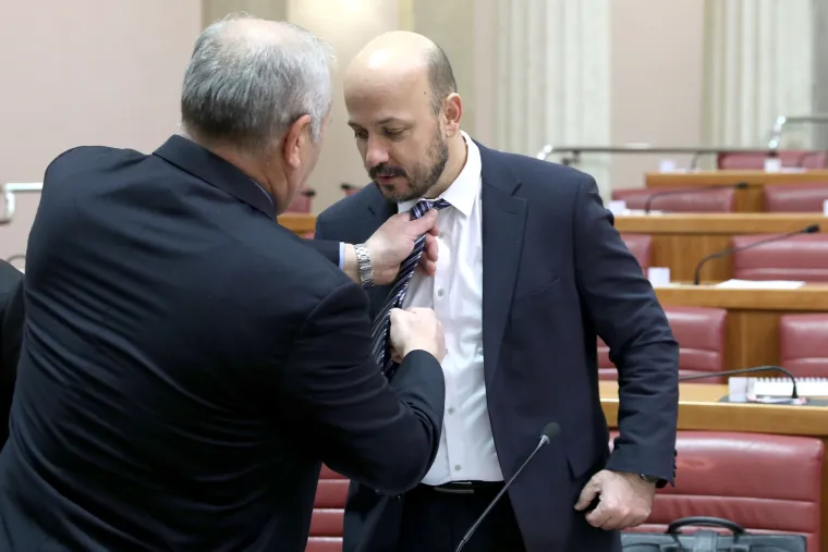 Hrelja i Marić u Saboru