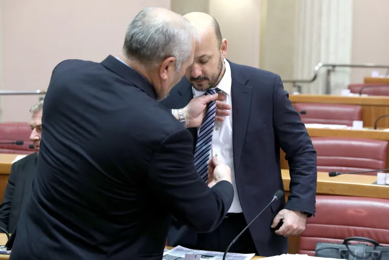 Hrelja i Marić u Saboru