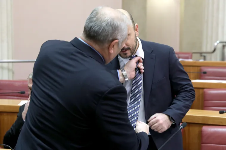 Hrelja i Marić u Saboru