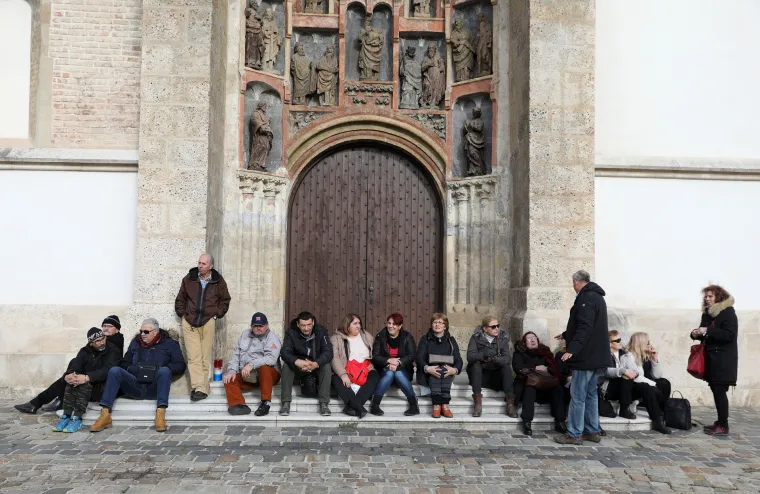 Na Trgu svetog Marka radnici Dalmacijavina organizirali mirni prosvjed