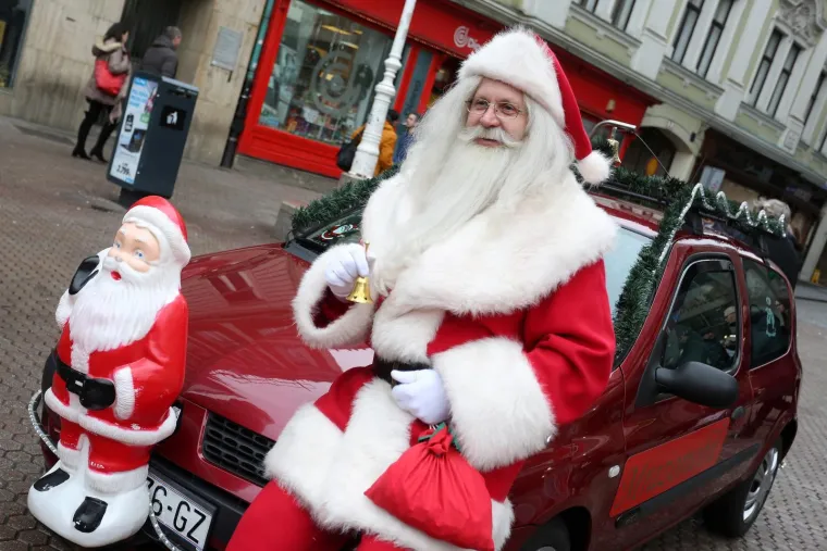 BANDIĆ, OPARA I DJED MRAZ: Pogledajte kako je izgledala humanitarna akcija zagrebačkih obrtnika 'Dolazi nam djedica'