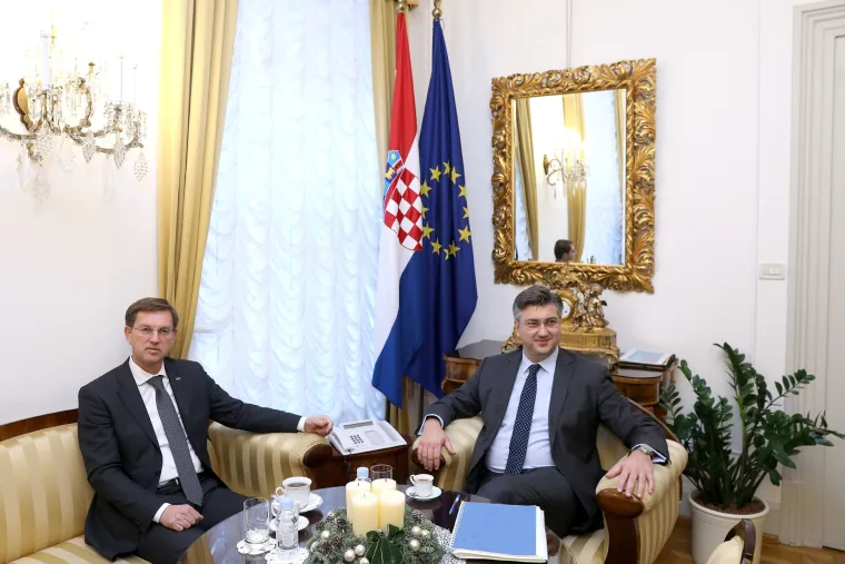 Andrej Plenković i Miro Cerar