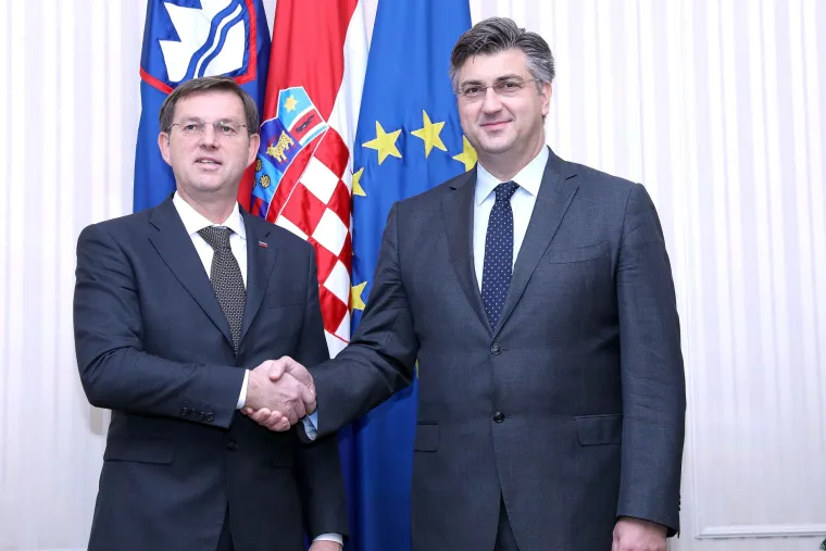 Andrej Plenković i Miro Cerar