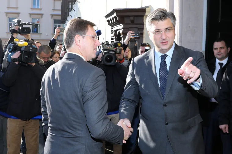 Andrej Plenković i Miro Cerar