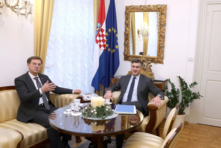 Andrej Plenković i Miro Cerar