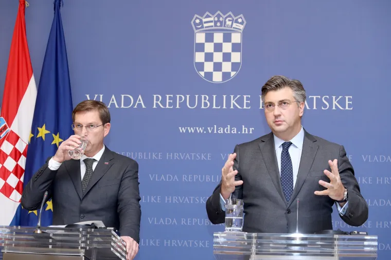 Premijeri Plenković i Cerar nakon sastanka dali izjave za medije