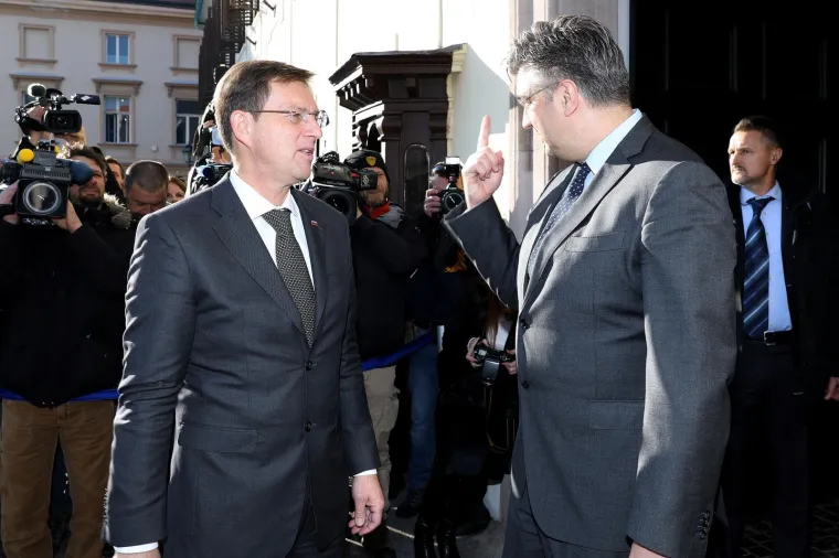 SASTANAK U BANSKIM DVORIMA: Premijer Andrej Plenković primio slovenskog kolegu Miru Cerara