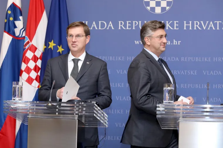 SASTANAK U BANSKIM DVORIMA: Premijer Andrej Plenković primio slovenskog kolegu Miru Cerara