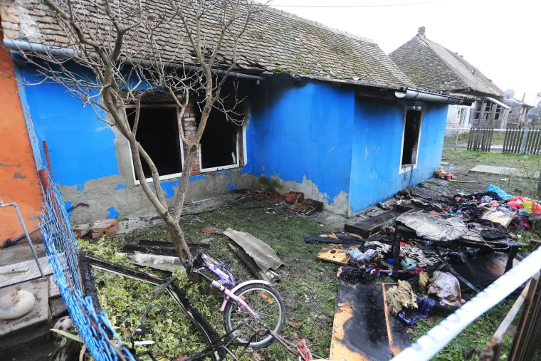 Tužne scene: ovo je kuća u Zapadnom predgrađu Osijeka u kojoj je u požaru poginulo dvogodi&scaron;nje dijete