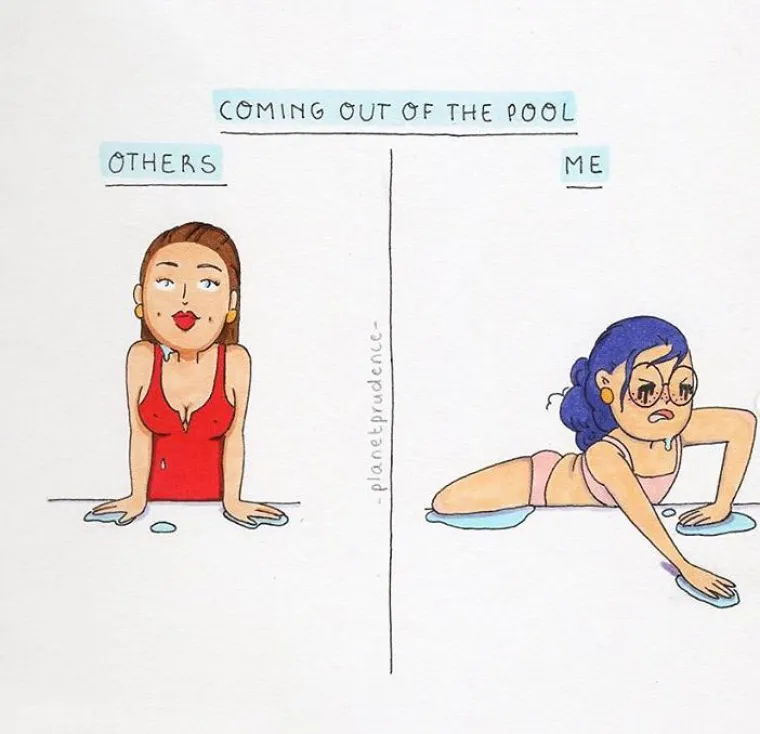 Očekivanja/realnost: urnebesne ilustracije iz svakodnevnog života mlade žene