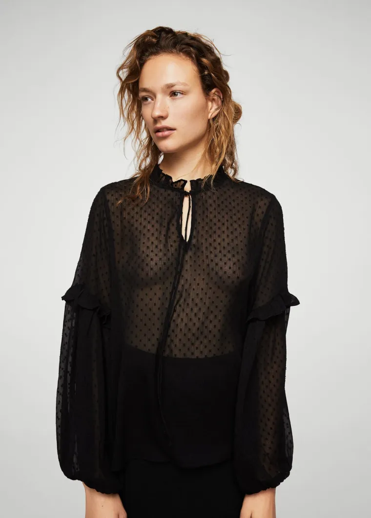 Bluza od tila s točkicama 129,90 kuna