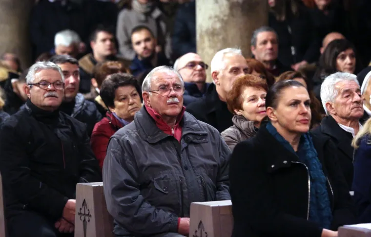 Polnoćka u katedrali Svetog Jakova u Šibeniku