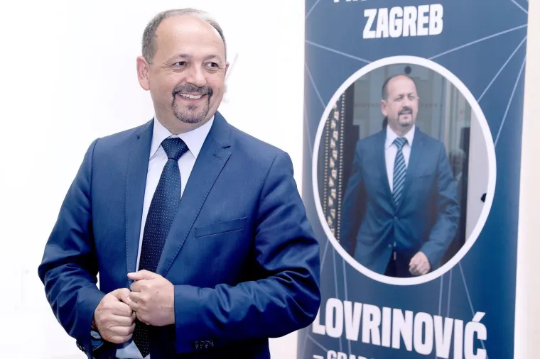 Kandidat na lokalnim izborima 2017. za zagrebačkog gradonačelnika Ivan Lovrinović.
photo: Patrik Macek/PIXSELL