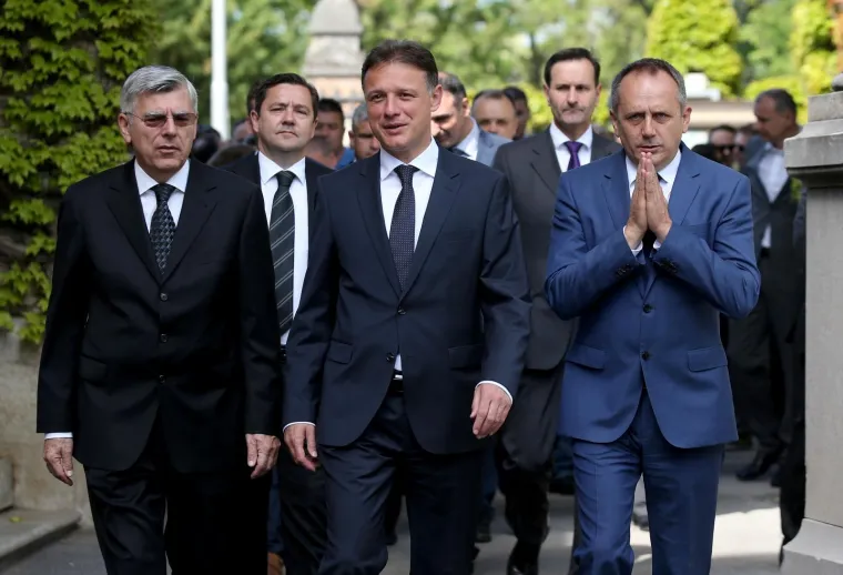 Polaganje vijenaca na grob Franje Tuđmana povodom rođendana prvog hrvatskog predsjednika.
Photo:Igor Kralj/PIXSELL