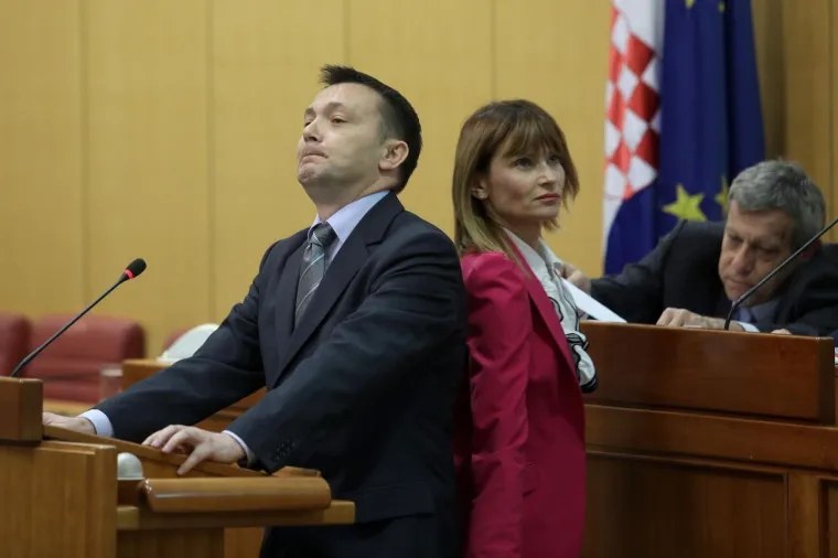 Arsen Bauk, Sabina Glasovac.
Photo: Patrik Macek/PIXSELL