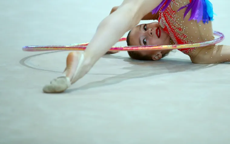 09.04.2017., Zagreb - U Sportskom centru Lučko održan Aura međunarodni kup u ritmičkoj gimnastici.