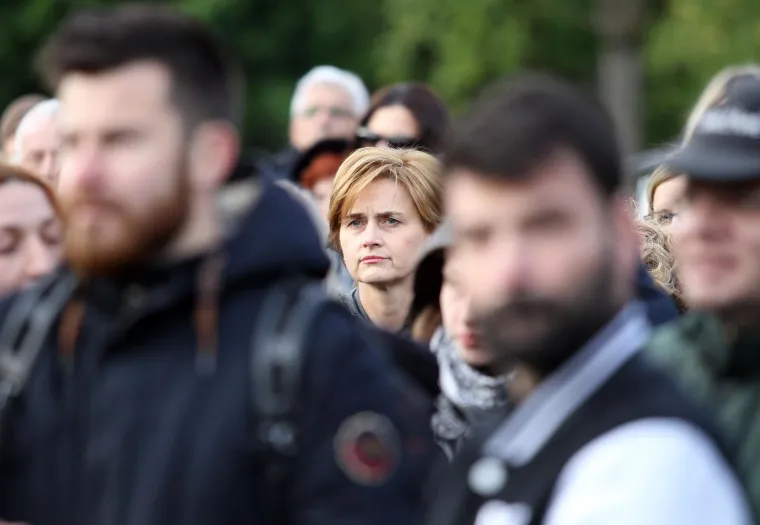 20.04.2017., Zagreb, Trnjanska savica -  Prosvjedno okupljanje građana u parku Trnjanska Savica pod nazivom Obranili smo jednom, obranit ćemo opet, u organizaciji Inicijative Čuvamo na&scaron; park.  Sandra &Scaron;valjek.