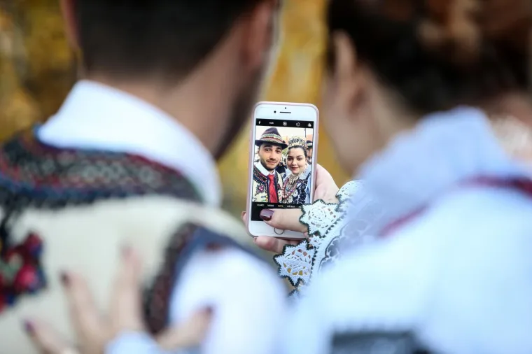 18.10.2017., Zagreb - Na Europskom trgu održana je svečanost povodom obilježavanja Svjetskog dana kravate.