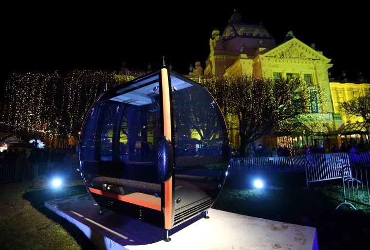 Na klizali&scaron;tu Ledeni park predstavljena gondola buduće sljemenske žičare