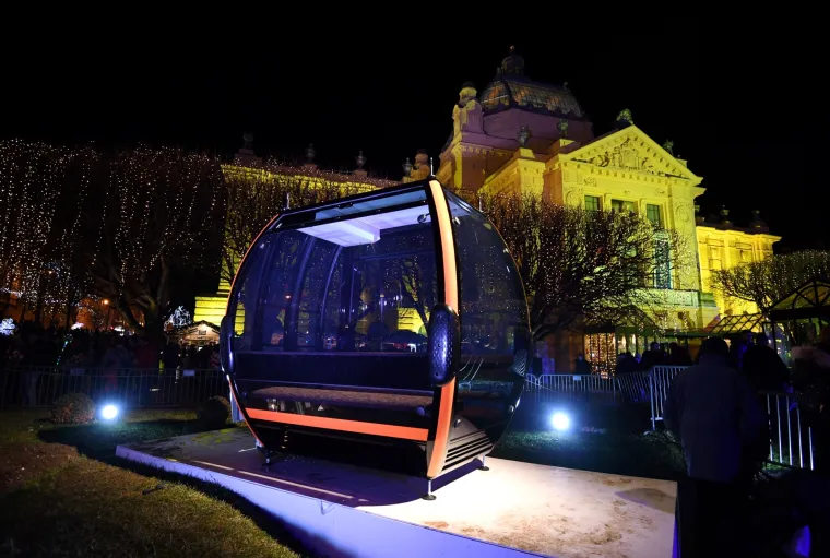 Na klizali&scaron;tu Ledeni park predstavljena gondola buduće sljemenske žičare