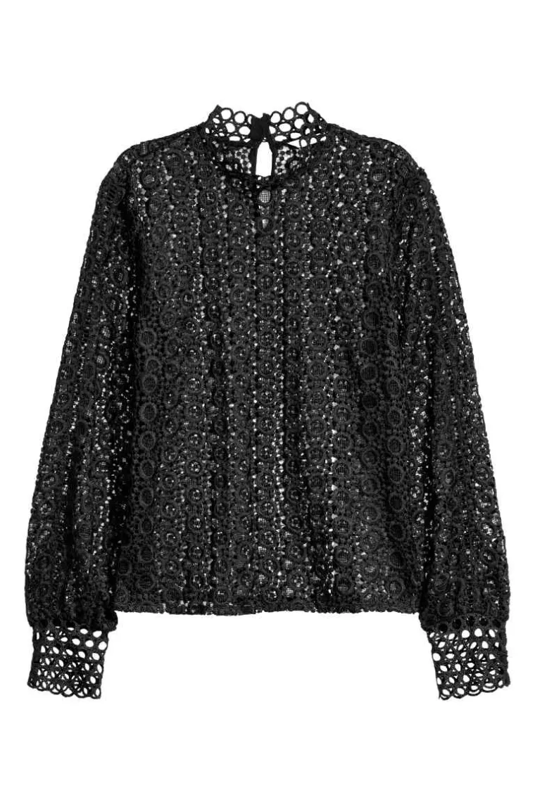 Čipkasta bluza, H&amp;M, 300,18 kuna
