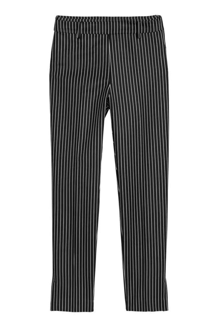 Prugaste hlače cigaret kroja, H&amp;M, 187,58 kuna