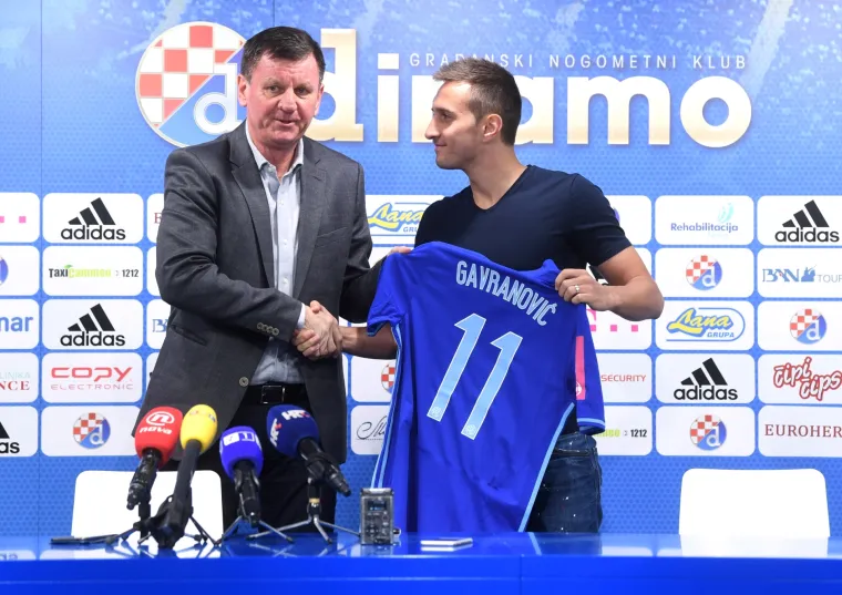 Na konferenciji za novinare predstavljen novi igrač GNK Dinamo Mario Gavranović