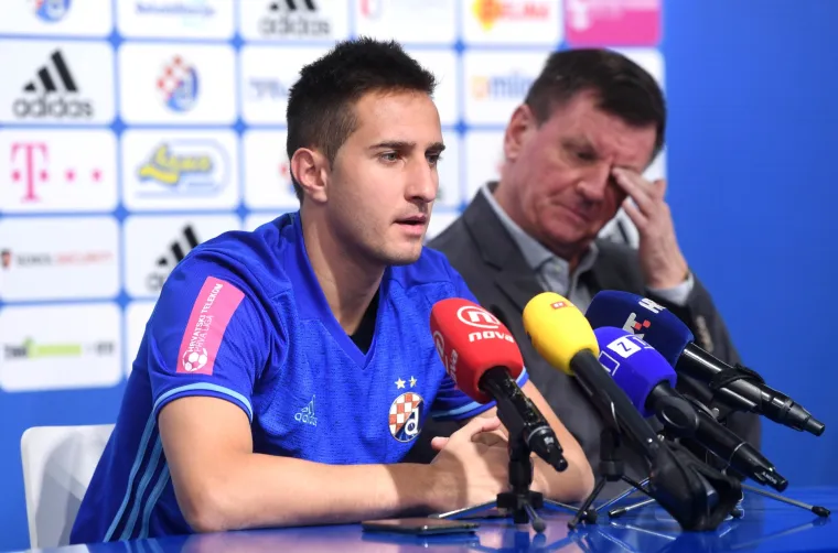 Na konferenciji za novinare predstavljen novi igrač GNK Dinamo Mario Gavranović