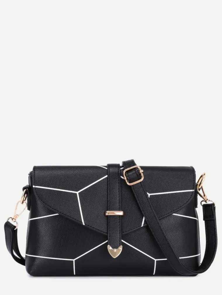 Crna torba s bijelim crtama, 113,40 kuna