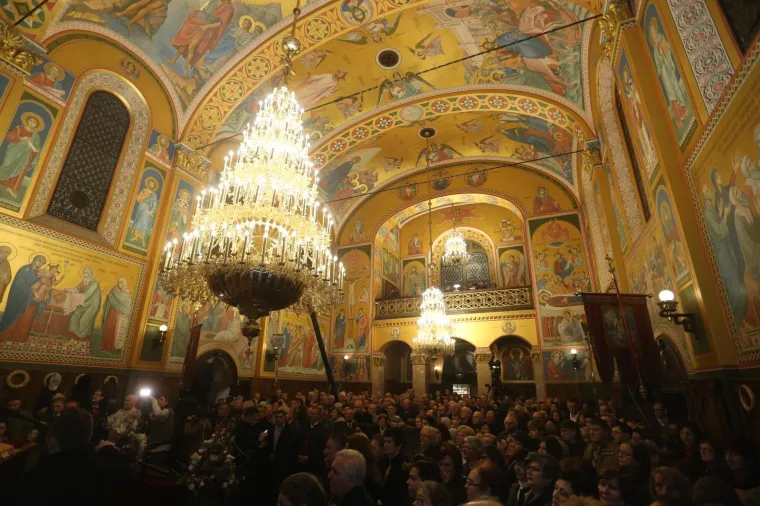 Održano pravoslavno večernje bogoslužje s posvećenjem Badnjaka