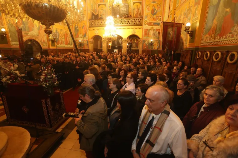 Održano pravoslavno večernje bogoslužje s posvećenjem Badnjaka