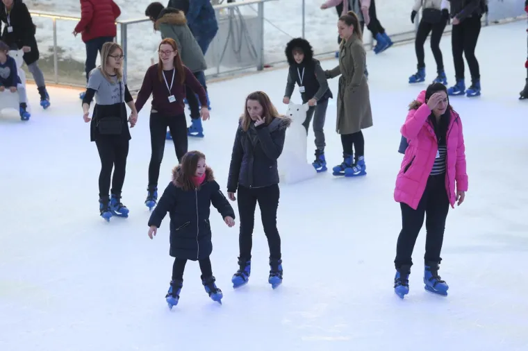 Ledeni park na Tomislavcu.