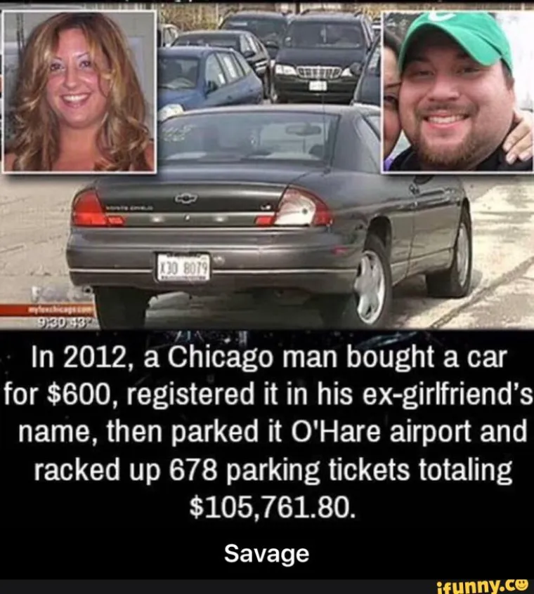 Ovo je već promi&scaron;ljeno - kupio auto na ime biv&scaron;e, i onda ga ostavio na  aerodromu. A kazne se množile i množile...