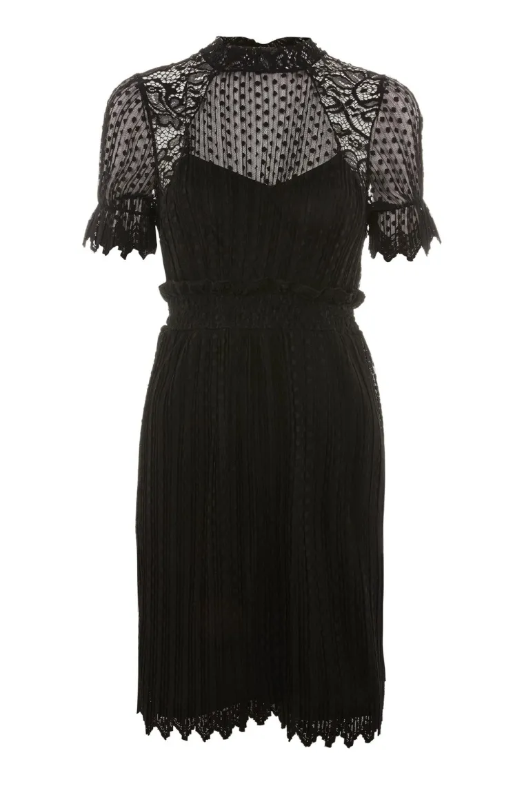 Čipkasta haljina s prozirnim gornjim dijelom, Topshop, 405,27 kuna