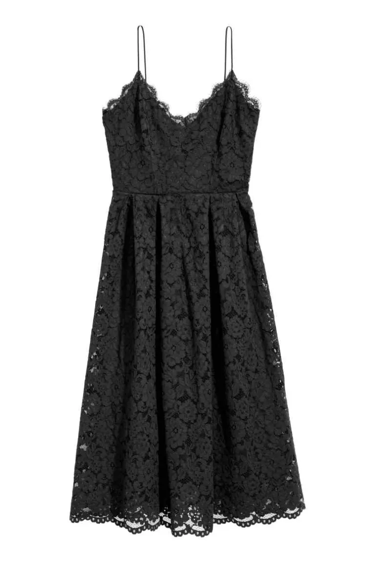 Čipkasta haljina na bretelice, H&amp;M, 522,50 kuna