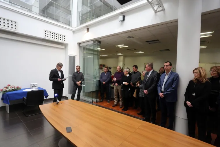 Rijeka: Komemoracija za Predraga Lucića u redakciji Novog lista