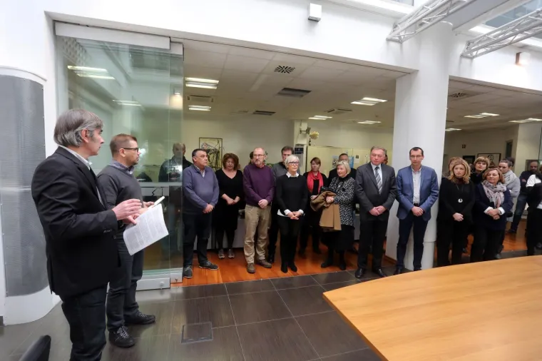 Rijeka: Komemoracija za Predraga Lucića u redakciji Novog lista