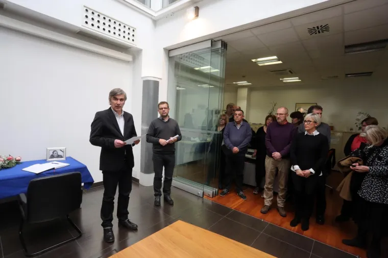 Rijeka: Komemoracija za Predraga Lucića u redakciji Novog lista