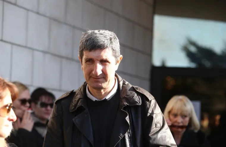 Sprovod Predraga Lucića na groblju Lovrinac u Splitu