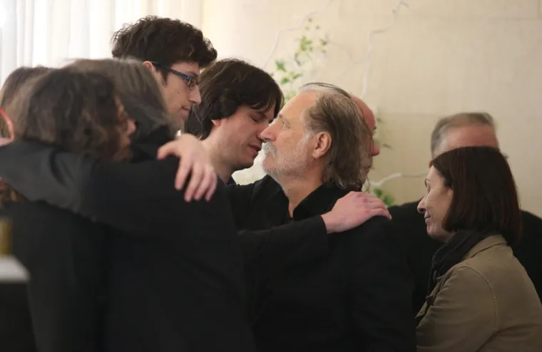 Sprovod Predraga Lucića na groblju Lovrinac u Splitu