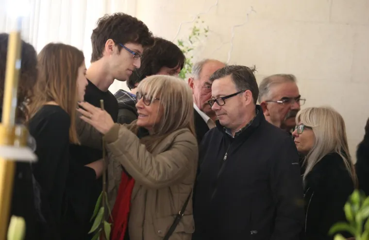 Sprovod Predraga Lucića na groblju Lovrinac u Splitu