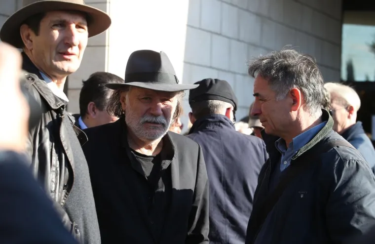 Sprovod Predraga Lucića na groblju Lovrinac u Splitu