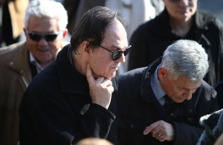 Sprovod Predraga Lucića na groblju Lovrinac u Splitu