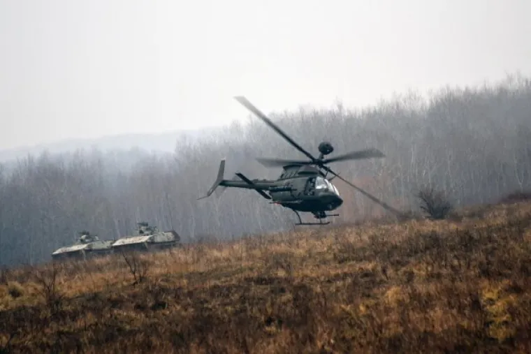 POGLEDAJTE ZAJEDNIČKU VOJNU VJEŽBU ZRAČNIH I KOPNENIH SNAGA: Prvi put angažirani Kiowa helikopteri kao potpora kopnenim snagama