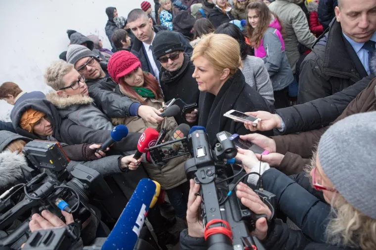 Kolinda Grabar-Kitarović u Osijeku: 'Ljude tijekom cijele godine treba poticati na darivanje'