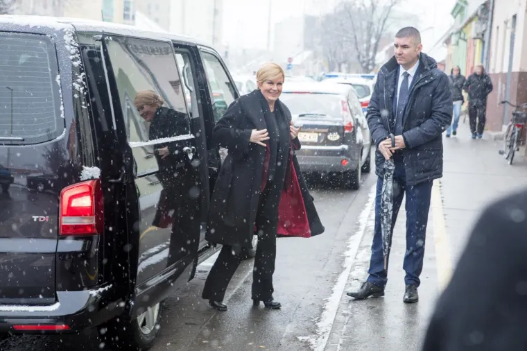 Kolinda Grabar-Kitarović u Osijeku: 'Ljude tijekom cijele godine treba poticati na darivanje'