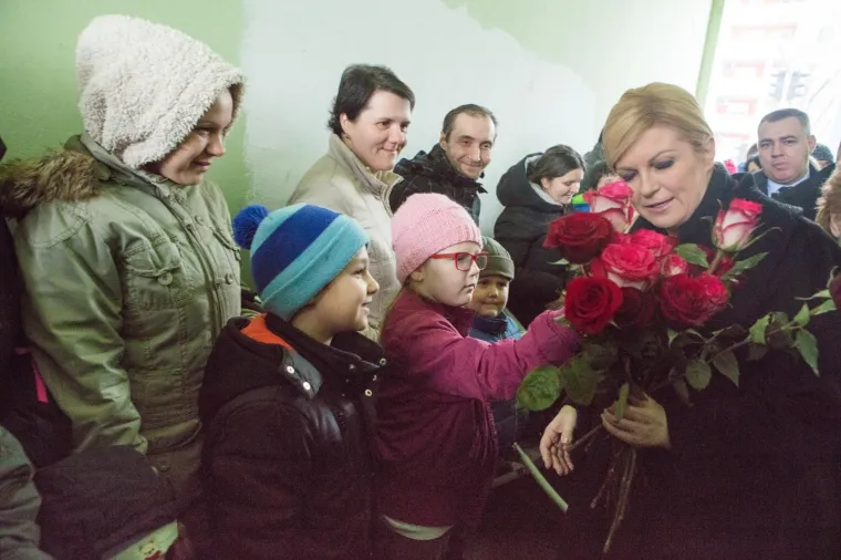 Kolinda Grabar-Kitarović u Osijeku: 'Ljude tijekom cijele godine treba poticati na darivanje'